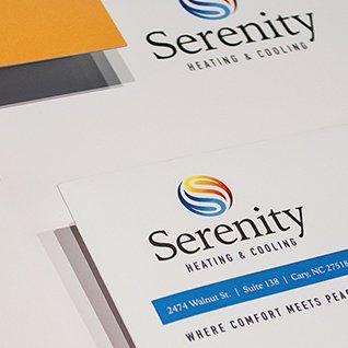 Serenity_HVAC_Identity_System | Raleigh branding agency Raleigh brand identity Raleigh branding solutions Raleigh brand messaging Business branding Raleigh